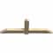 Ekena Millwork Eugene Rough Sawn Timber Gable Bracket, Douglas Fir, 72"W x 24"H x 4"D x 6"F, 8/12 Pitch GBW072X24X0406EUG00RDF - alternate 3